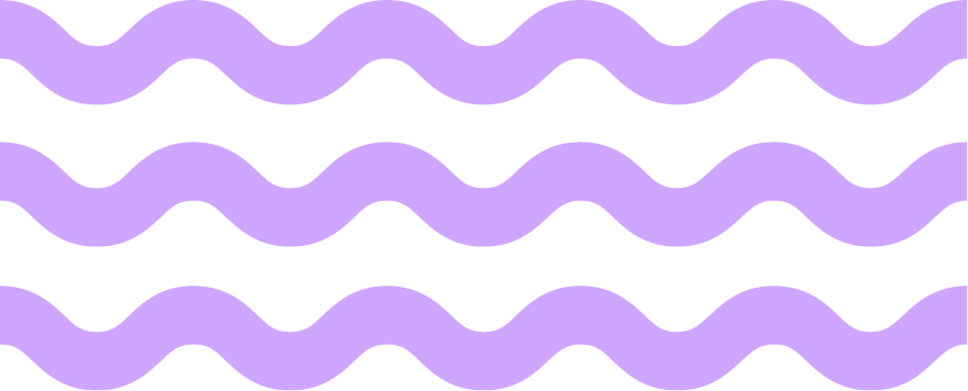 Symbolic waves in purple
