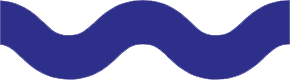 Symbolic single blue wave